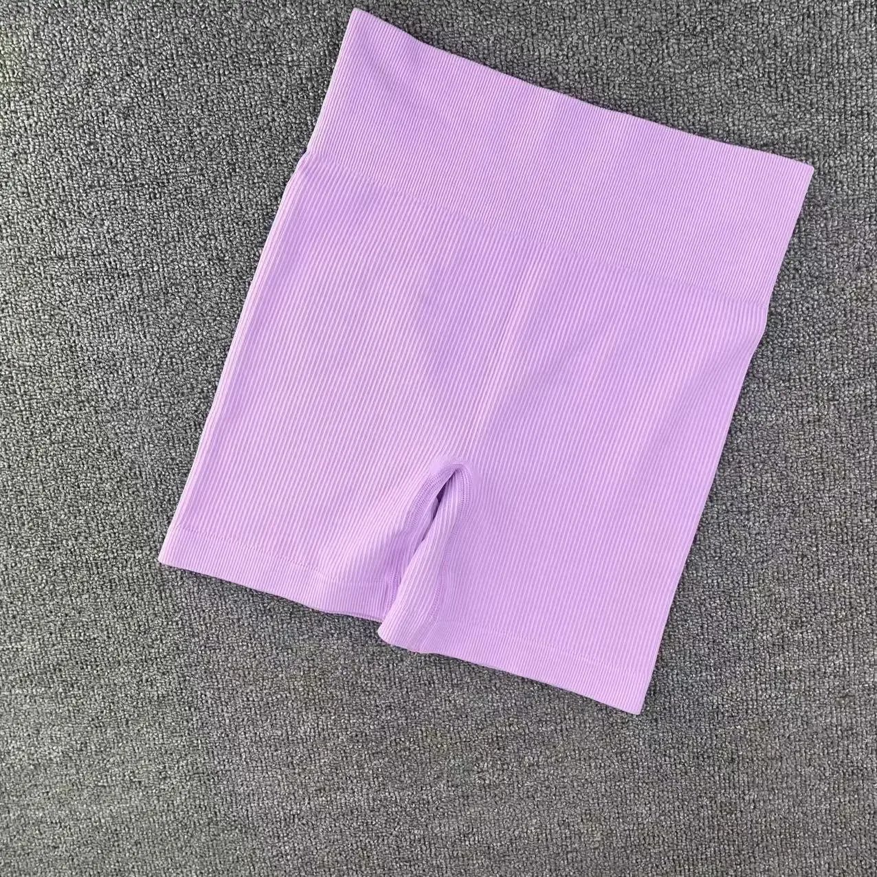 Threaded Sports Shorts Sexy Yoga Fitness Shorts High Waist Hip Lifting Leggings Sport Women Fitness Sports Shorts for Women