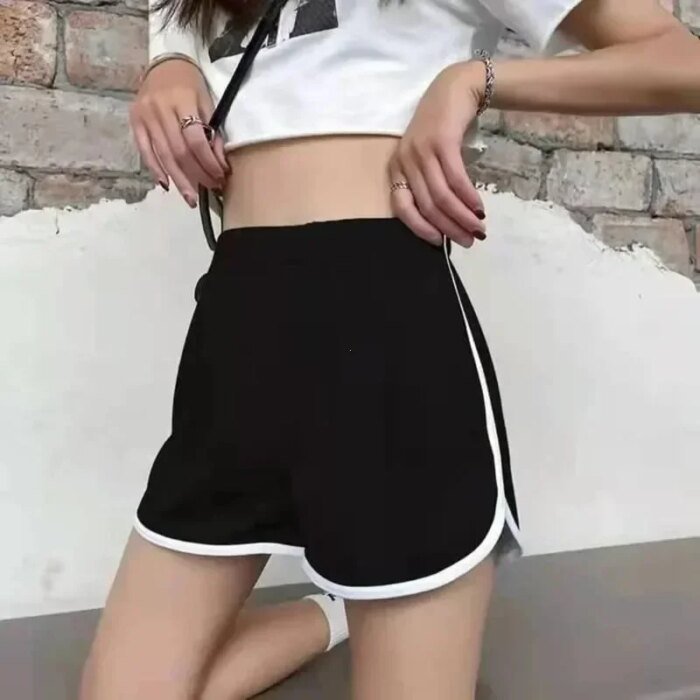 Summer New Shorts Women's Sports Shorts Casual Korean Edition Yoga Wide Legs Home Sleeping Pants High-waisted Slimming Shorts - Image 2