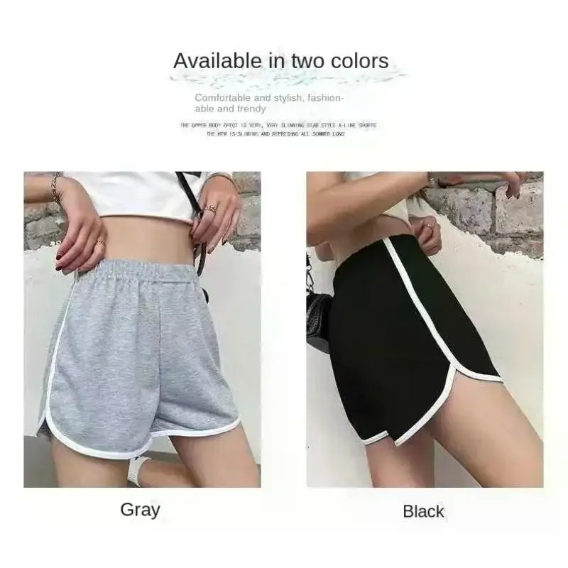 Summer New Shorts Women's Sports Shorts Casual Korean Edition Yoga Wide Legs Home Sleeping Pants High-waisted Slimming Shorts