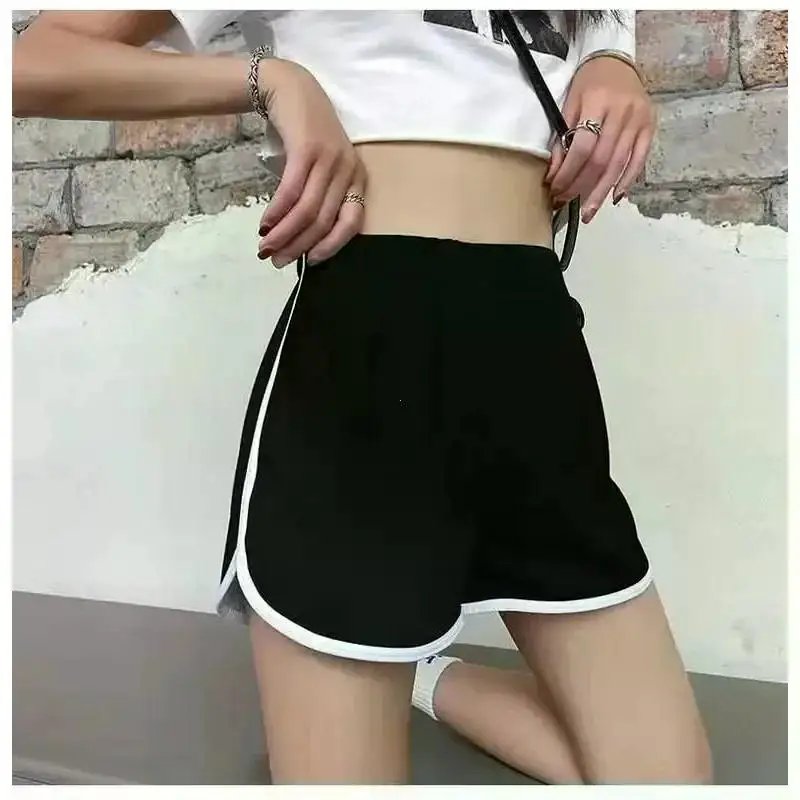 Summer New Shorts Women's Sports Shorts Casual Korean Edition Yoga Wide Legs Home Sleeping Pants High-waisted Slimming Shorts