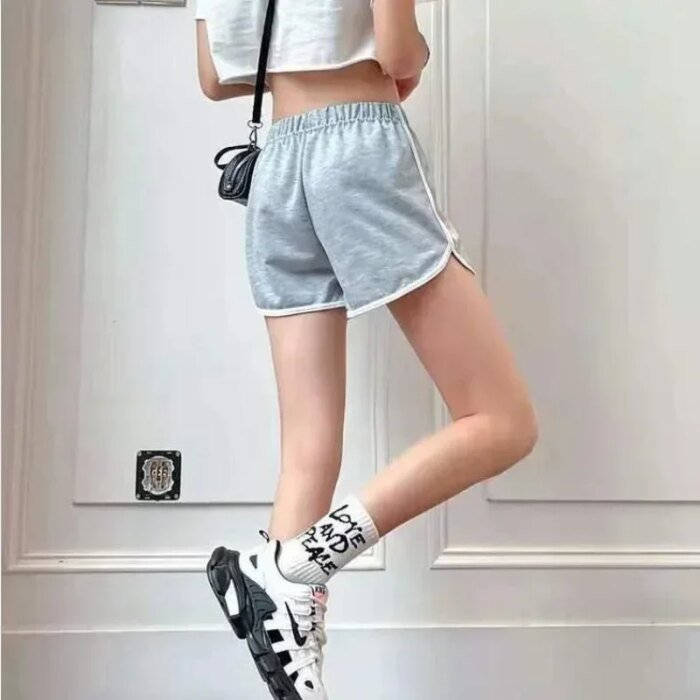 Summer New Shorts Women's Sports Shorts Casual Korean Edition Yoga Wide Legs Home Sleeping Pants High-waisted Slimming Shorts - Image 6