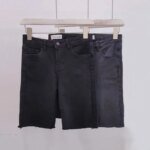 Women High Waist Denim Shorts 2024 Summer Thin Ladies Stretch Skinny Jean Short Pants Solid Color Female Casual Biker Shorts - Image 5