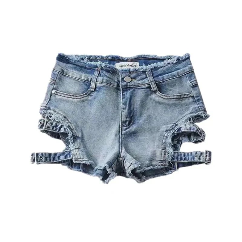 MEXZT Y2K Denim Shorts Women Sexy Hollow Out Short Jeans Streetwear Korean Fashion High Waist Slim All Match Short Hot Pants New MEXZT Y2K Denim Shorts Women Sexy Hollow Out Short Jeans Streetwear Korean Fashion High Waist Slim All Match Short Hot Pants New