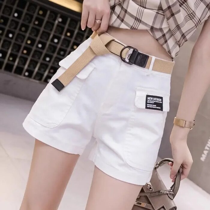 Fashion Shorts for Women Elegant Wide Short Pants Woman Aesthetic Y2k Harajuku XXL Youthful Cheap Outdoor Stretchy Korean Style - Image 5