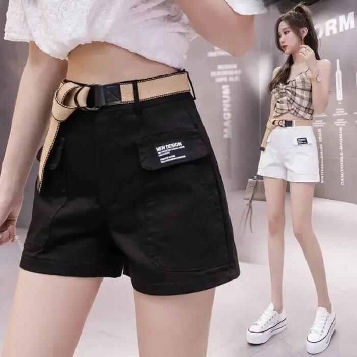 Fashion Shorts for Women Elegant Wide Short Pants Woman Aesthetic Y2k Harajuku XXL Youthful Cheap Outdoor Stretchy Korean Style - Image 6