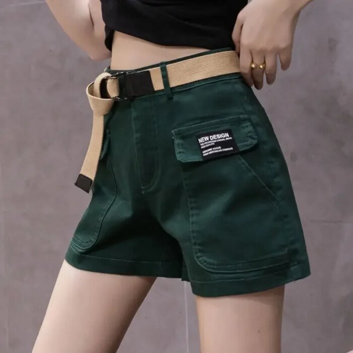 Fashion Shorts for Women Elegant Wide Short Pants Woman Aesthetic Y2k Harajuku XXL Youthful Cheap Outdoor Stretchy Korean Style - Image 4