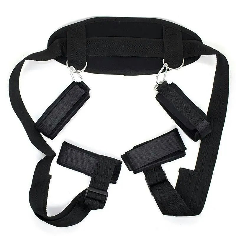 Adult Games Adjustable Erotic Handcuffs And Blindfold Sex Toys For Women Couple Collar Erotic Bdsm Bondage Set Chastity Sex Shop