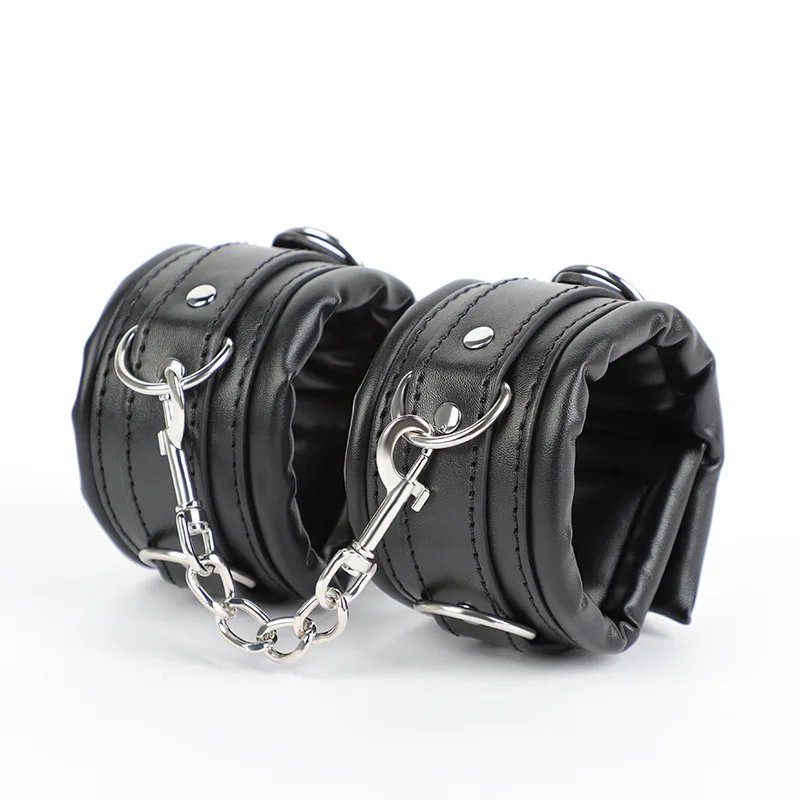 BLACKWOLF Premium BDSM restraint set Luxury restraint BDSM set Luxury handcuffs Collar Leash Ankle and Handcuffs Submissive Wris