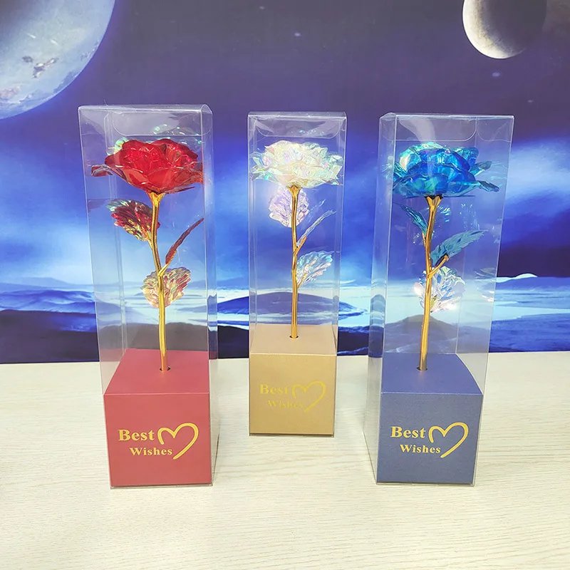 Valentines Day Gift for Girlfriend Eternal Rose LED Light Foil Flower In Glass Cover Mothers Day Wedding favors Bridesmaid Gift Valentines Day Gift for Girlfriend Eternal Rose LED Light Foil Flower In Glass Cover Mothers Day Wedding favors Bridesmaid Gift