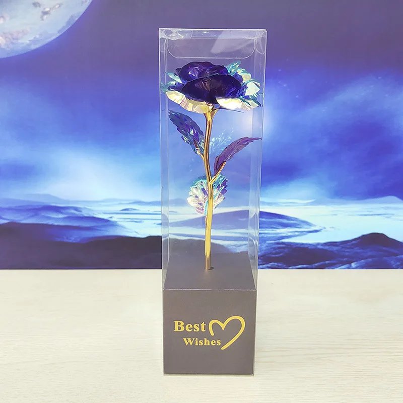 Valentines Day Gift for Girlfriend Eternal Rose LED Light Foil Flower In Glass Cover Mothers Day Wedding favors Bridesmaid Gift Valentines Day Gift for Girlfriend Eternal Rose LED Light Foil Flower In Glass Cover Mothers Day Wedding favors Bridesmaid Gift