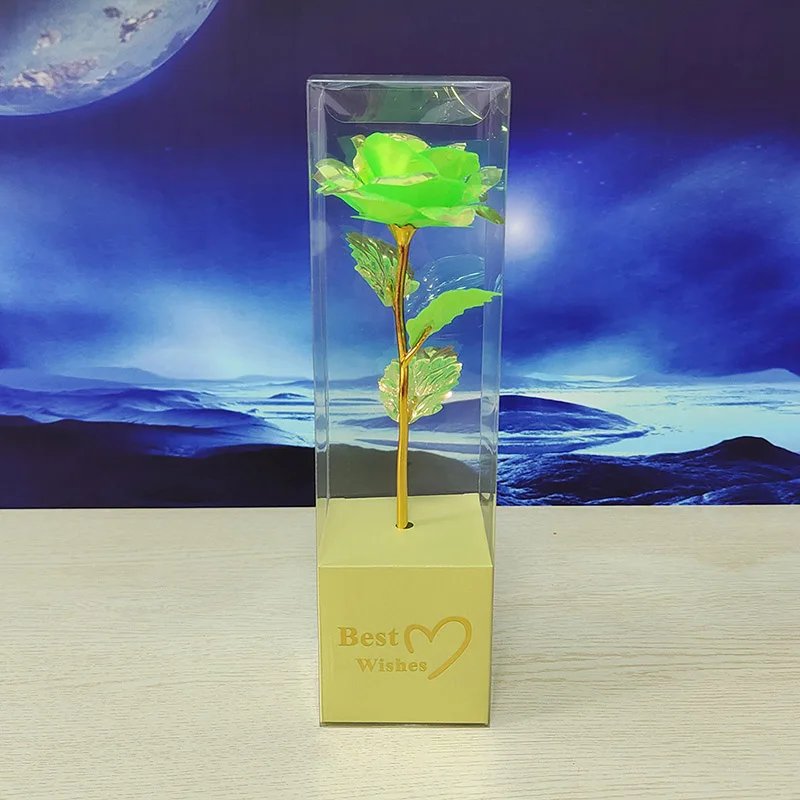 Valentines Day Gift for Girlfriend Eternal Rose LED Light Foil Flower In Glass Cover Mothers Day Wedding favors Bridesmaid Gift Valentines Day Gift for Girlfriend Eternal Rose LED Light Foil Flower In Glass Cover Mothers Day Wedding favors Bridesmaid Gift