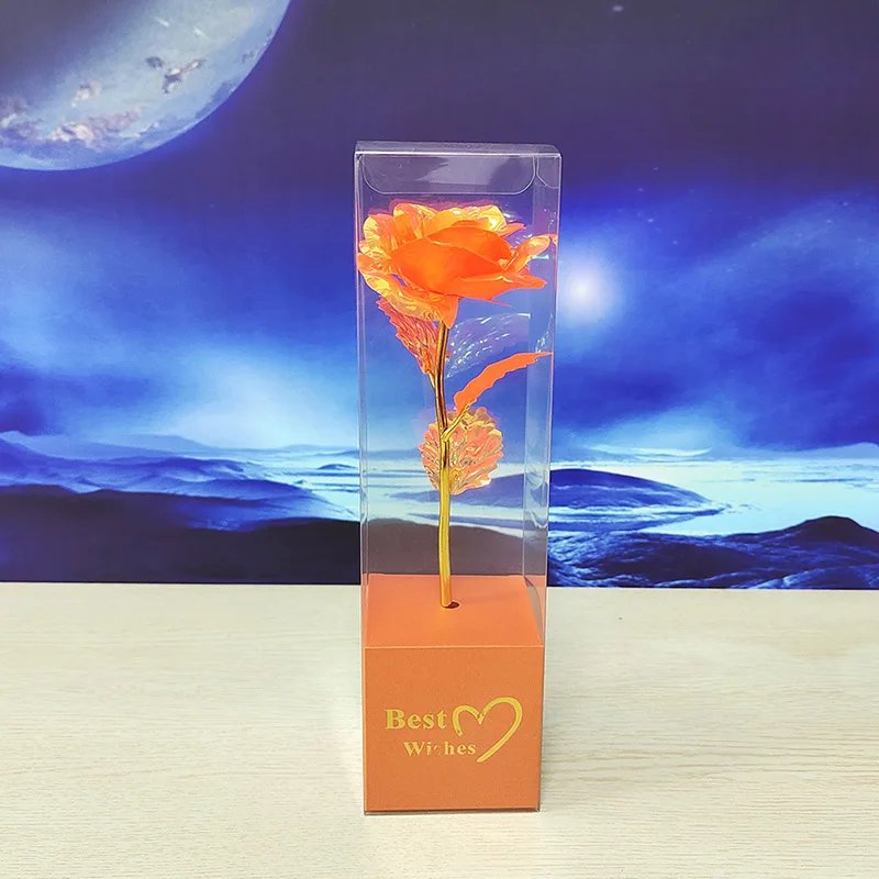 Valentines Day Gift for Girlfriend Eternal Rose LED Light Foil Flower In Glass Cover Mothers Day Wedding favors Bridesmaid Gift Valentines Day Gift for Girlfriend Eternal Rose LED Light Foil Flower In Glass Cover Mothers Day Wedding favors Bridesmaid Gift