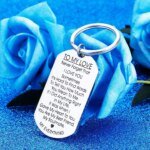 to My Love Keychain Gift for Husband Wife Anniversary Valentines Day Birthday Boyfriend Girlfriend - Image 2