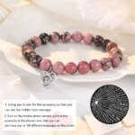 I Love You 100 Language Bracelet Couples Gifts for Girlfriend, My Love, Soulmate, Anniversary Valentines Day Birthday Bracelets - Image 5