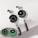 Romantic Luminous Sun Moon Couple Bracelets for Women Men Handmade Braided Rope Matching Bracelet Valentine's Day Jewelry Gifts - Image 2