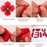 Artificial Wedding Rose Petals Romantic Silk Petals Flower Petals Valentine Day Wedding Marriage Party Rose Leaves Decoration - Image 4