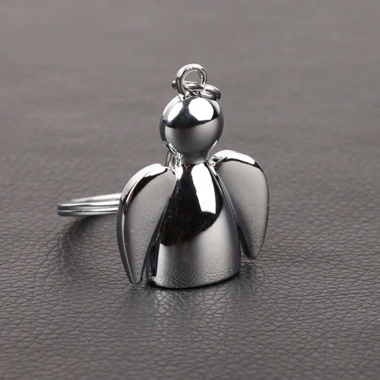 Hot Angel Couple Key chain Men New Gift Car Key Ring Women Angel Metal Keychain lovers group Patry Jewelry key holder