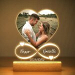 Personalized Anniversary Women Men Couples Gifts Custom Photo Love Frame Acrylic Plaque Valentine's Day Giftware for Him Her - Image 5