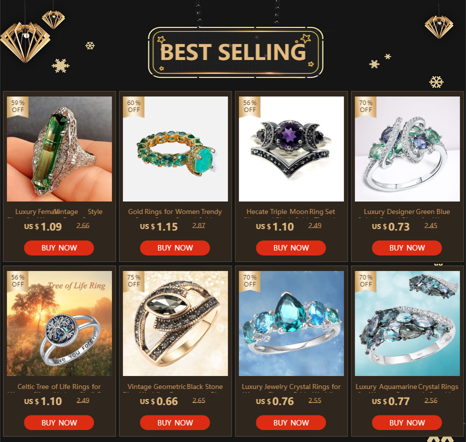 Luxury Aquamarine Crystal Rings for Women Geometric Sapphire Ring Bridal Wedding Engagement Ring Valentines Day Gift Jewelry