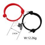 Matching Alloy Game Handle Couple Bracelet Magnet Game Machine Couple Pendant Necklace for Men and Women Valentine's Day Gift - Image 5