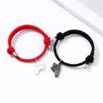 Matching Alloy Game Handle Couple Bracelet Magnet Game Machine Couple Pendant Necklace for Men and Women Valentine's Day Gift - Image 4