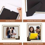 Personalized glass photo frames, custom photo frame ornaments, simple holiday gifts indoors, commemorate precious memories - Image 4