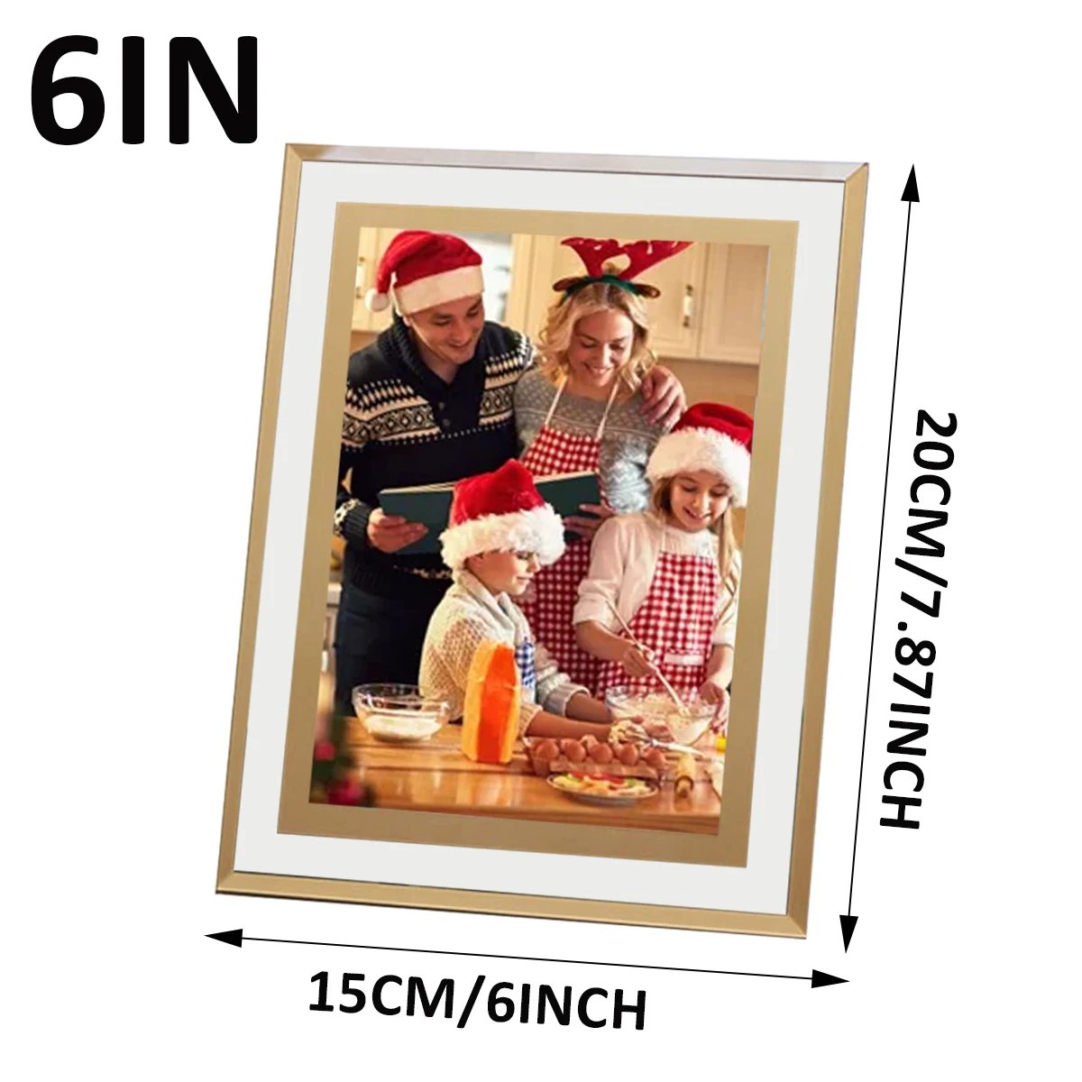 Personalized glass photo frames, custom photo frame ornaments, simple holiday gifts indoors, commemorate precious memories