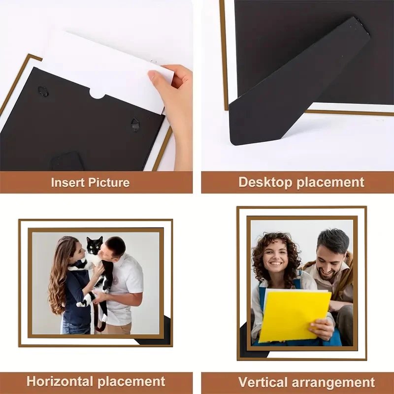 Personalized glass photo frames, custom photo frame ornaments, simple holiday gifts indoors, commemorate precious memories