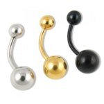 Piercing Navel Surgical Steel Single Crystal Rhinestone Belly Button Rings Navel Piercing Ombligo Ball Nombril - Image 3