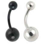 Piercing Navel Surgical Steel Single Crystal Rhinestone Belly Button Rings Navel Piercing Ombligo Ball Nombril - Image 2