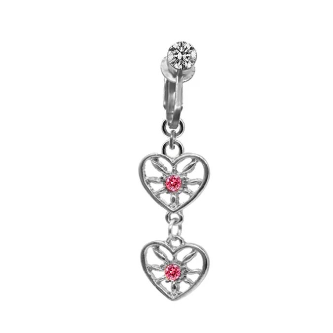 Body Fake Piercing Jewelry Cat Dragon Belly Button Ring Butterfly Umbilical Navel Non Piercing Belly CLip Rings Faux Earrings