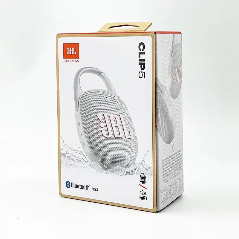 JBL Clip 5 Clip5 Ultra Portable Bluetooth Speaker Outdoor Mini Speaker Multi-Speaker Connection IP67 Waterproof 12 Hour Playtime