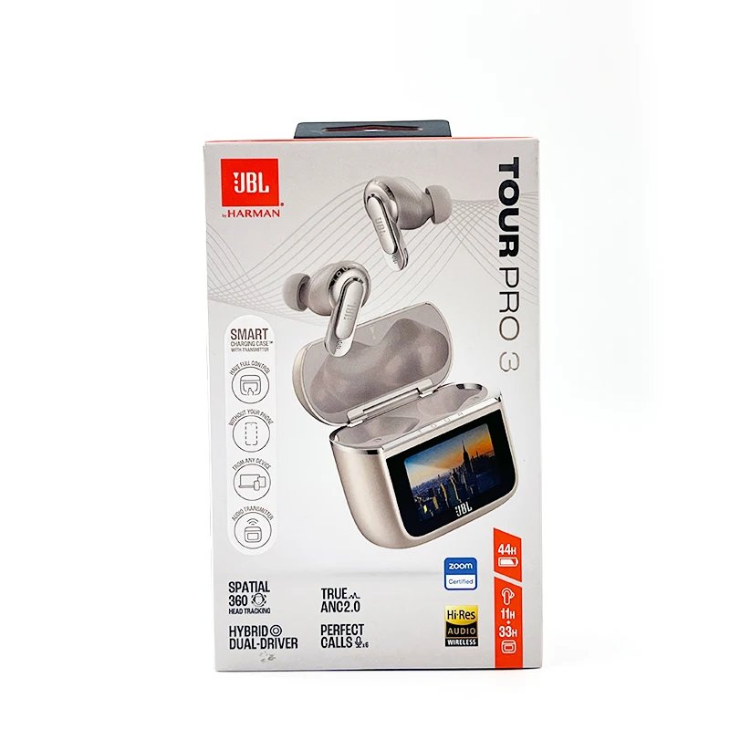 JBL Tour Pro 3 True Wireless Noise Cancelling Earbuds with Smart Charging Case Bluetooth 5.3 LE Audio Hi-Res LDAC 44hrs Playtime