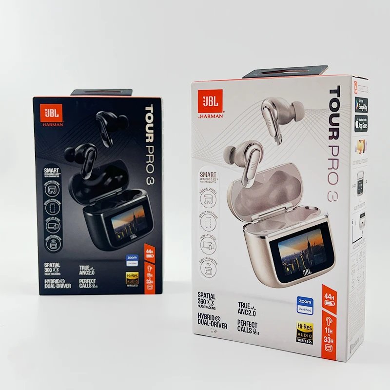 JBL Tour Pro 3 True Wireless Noise Cancelling Earbuds with Smart Charging Case Bluetooth 5.3 LE Audio Hi-Res LDAC 44hrs Playtime