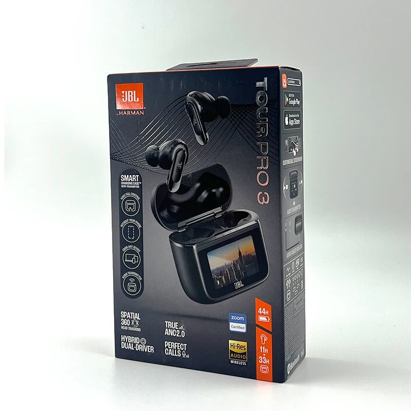 JBL Tour Pro 3 True Wireless Noise Cancelling Earbuds with Smart Charging Case Bluetooth 5.3 LE Audio Hi-Res LDAC 44hrs Playtime