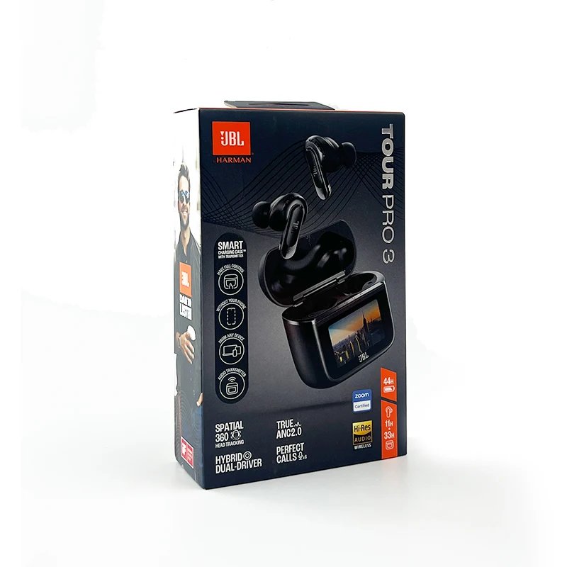 JBL Tour Pro 3 True Wireless Noise Cancelling Earbuds with Smart Charging Case Bluetooth 5.3 LE Audio Hi-Res LDAC 44hrs Playtime