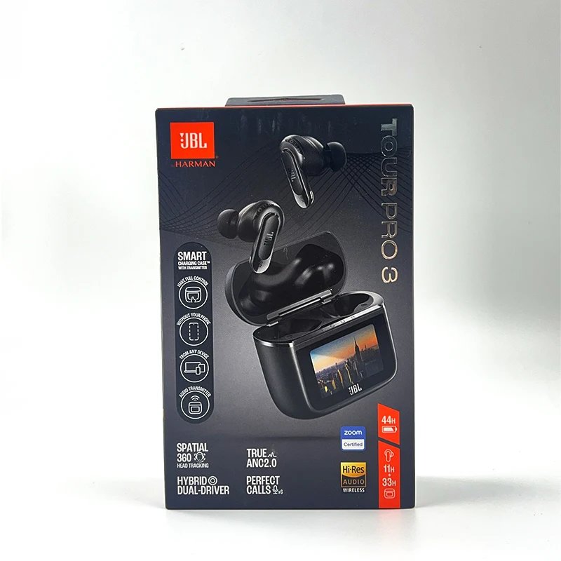 JBL Tour Pro 3 True Wireless Noise Cancelling Earbuds with Smart Charging Case Bluetooth 5.3 LE Audio Hi-Res LDAC 44hrs Playtime