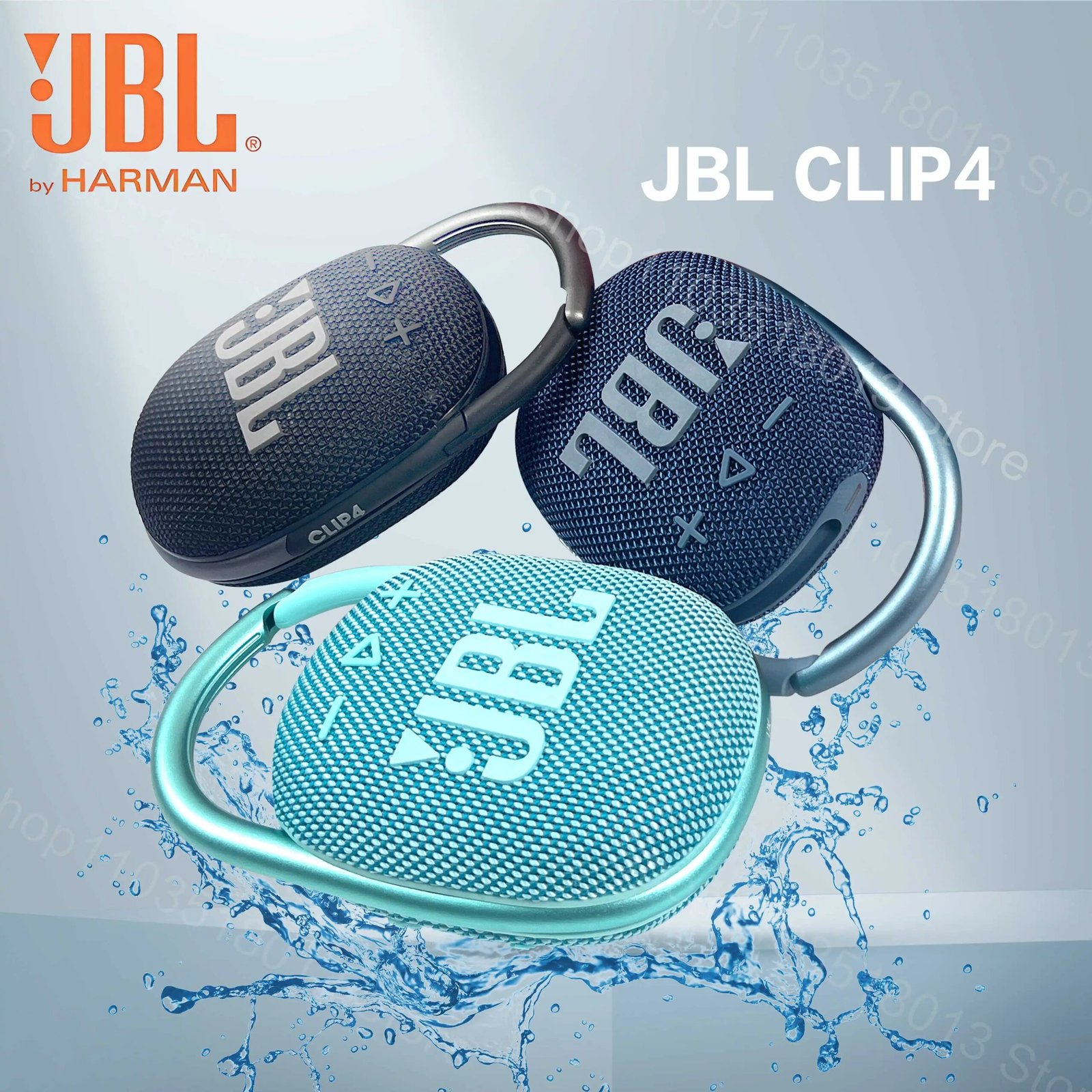 Original JBL CLIP 4 Wireless Bluetooth Portable Speaker Subwoofer Outdoor Speaker Mini Speaker IP67 Dustproof And Waterproof