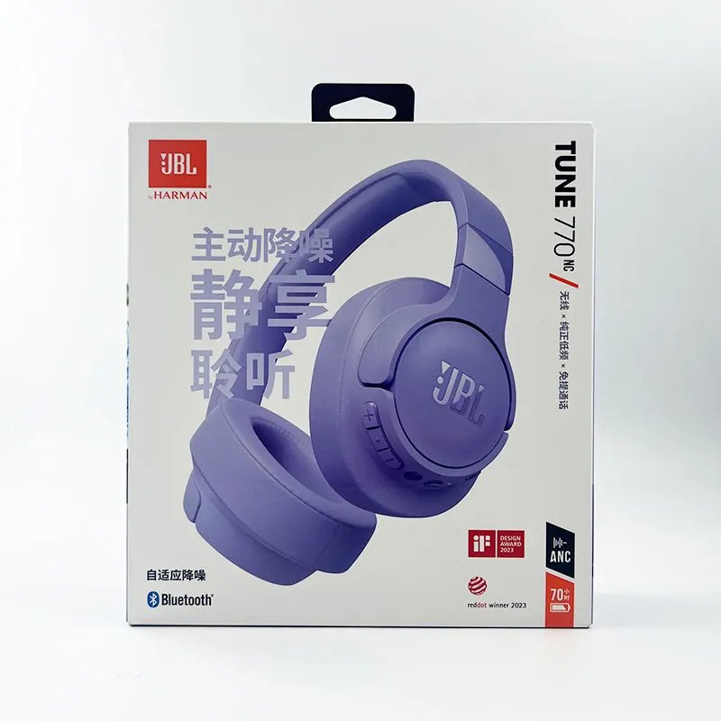 JBL Tune 770NC T770NC Original ANC Bluetooth 5.3 With LE Audio Upgrade 760NC Headphone Multi-Point Connection Headset 70H