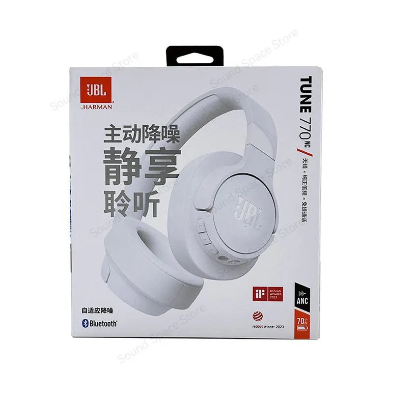 JBL Tune 770NC T770NC Original ANC Bluetooth 5.3 With LE Audio Upgrade 760NC Headphone Multi-Point Connection Headset 70H