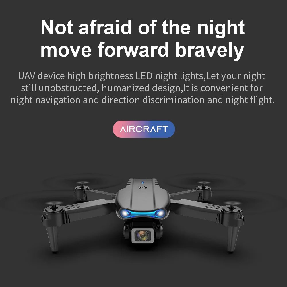 KBDFA E99Pro Drone HD Professional 4k drone Dual Camera WIFI fpv Aircraft Quadcopte Obstacle Avoidance Aerial Photography Drone