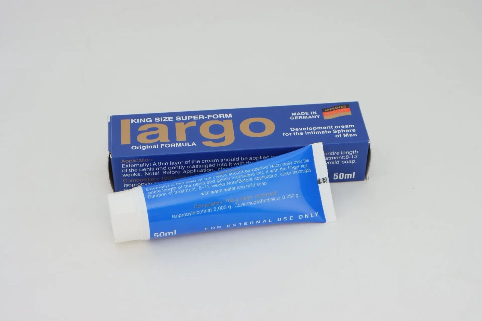 50Ml Largo Herbal Cream Rich Thickening Cooling Liquid