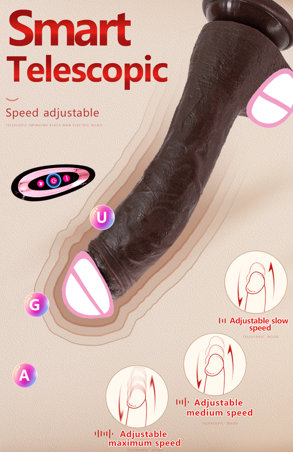 XXXXL Long black Dildo Heated Telescopic Sex Super long Cock Huge Anal Dildo Large Realistic Penis Vibrator Sex Toys For Women