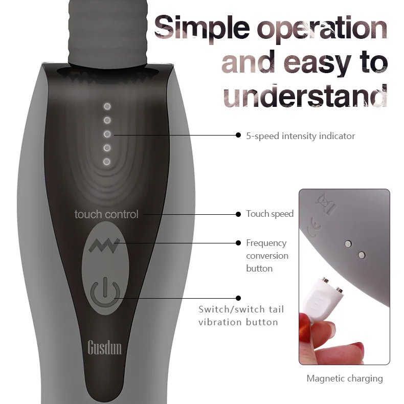 5 Kinds Frequency Power Control Powerful Vibrator Double Motor AV Wand Vaginal Pussy Masturbation Sex Toy for Women Adult Toy 5 Kinds Frequency Power Control Powerful Vibrator Double Motor AV Wand Vaginal Pussy Masturbation Sex Toy for Women Adult Toy