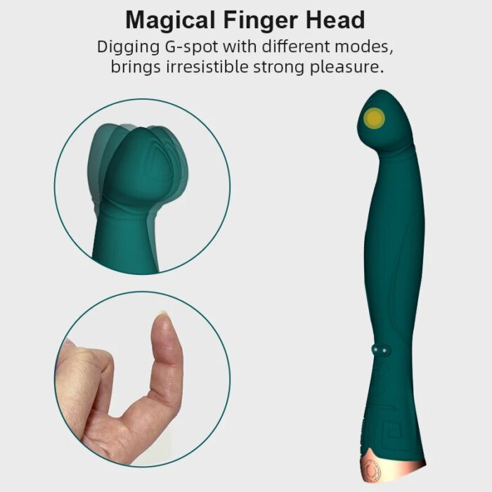 Finger Digging G Spot Vibrator Dildo Sex Female AV Stick Massager Silicone Vagina Clitoris Stimulator Adult Sex Toys for Woman18 - Image 1