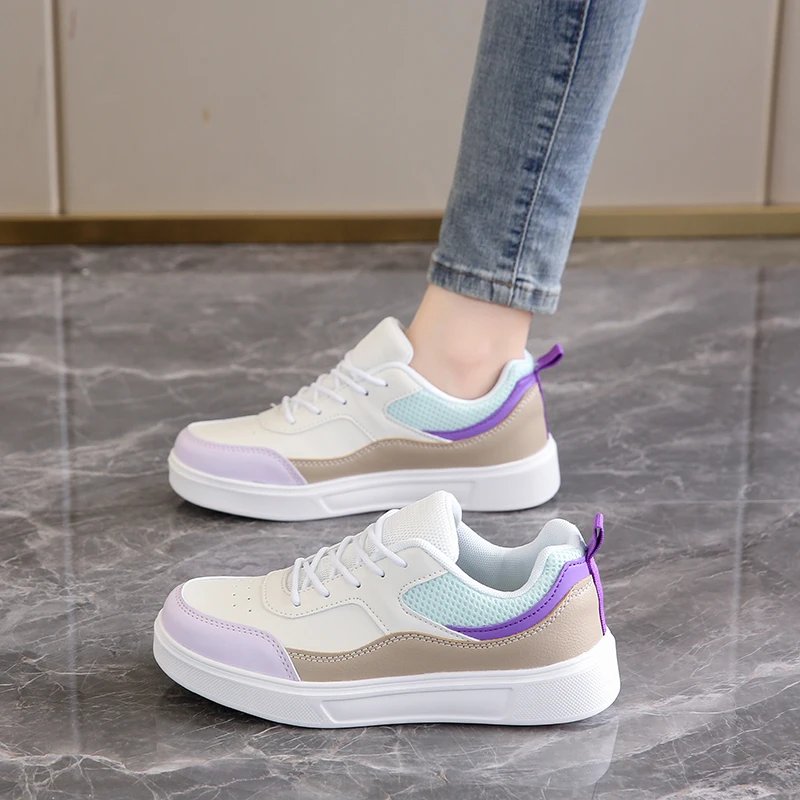 Women Sneaker Breathable Students Casual Shoes Sports for Girl Flat Mesh White Shoes original Lightweight luxury Shoes for Women