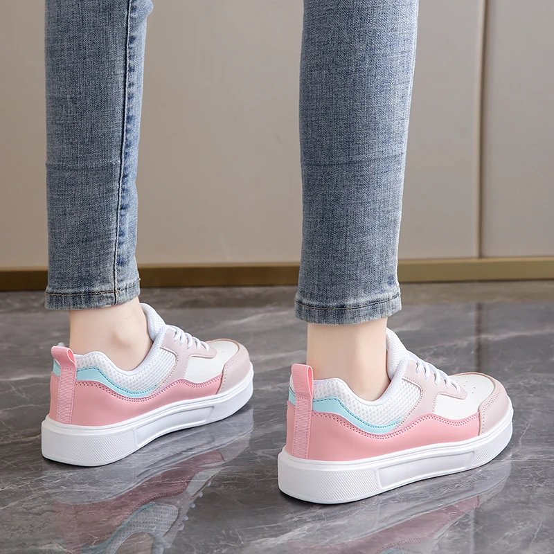 Women Sneaker Breathable Students Casual Shoes Sports for Girl Flat Mesh White Shoes original Lightweight luxury Shoes for Women