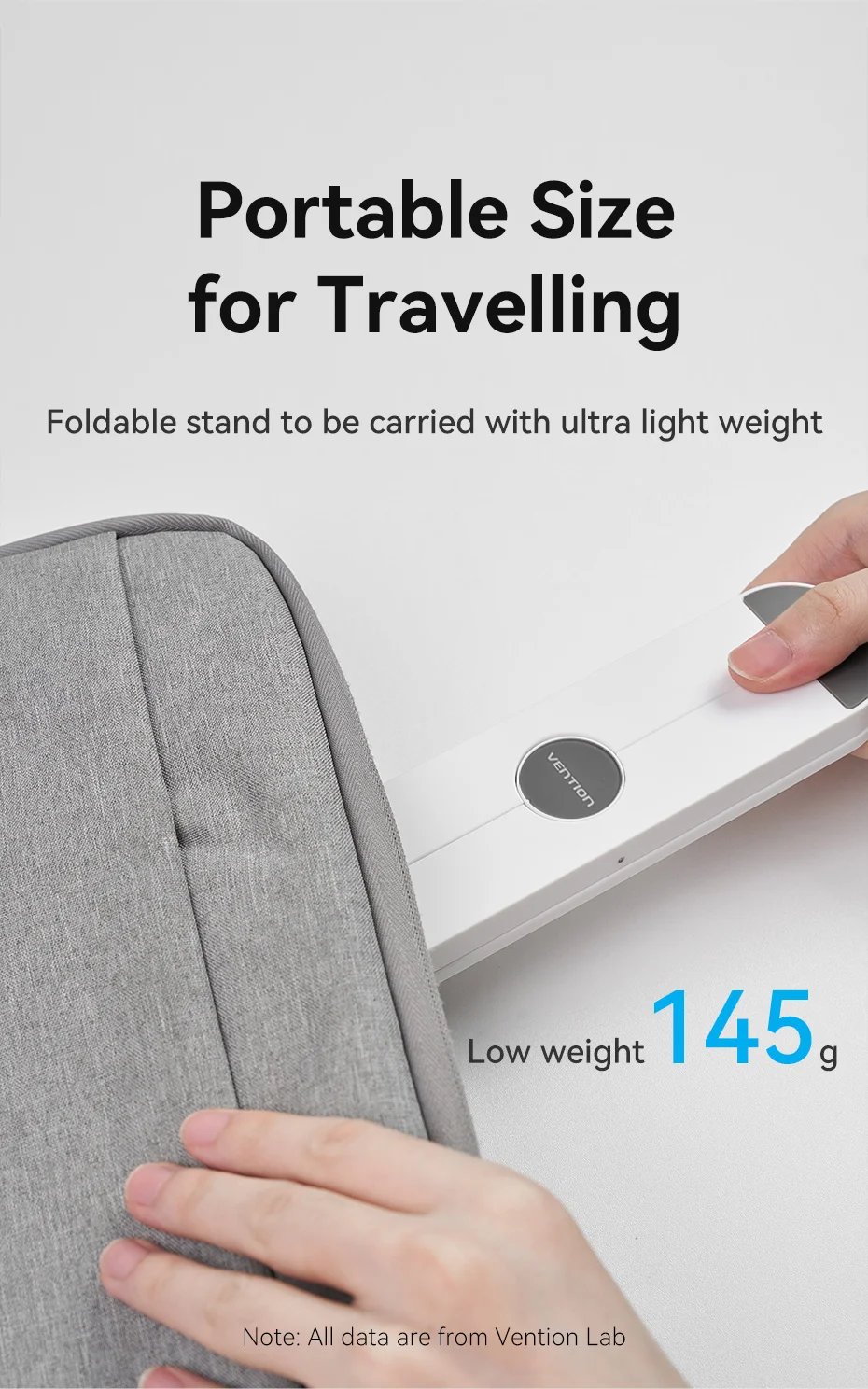 Vention Laptop Stand Holder For Macbook Air Pro Aluminum Foldable Notebook Stand Laptop For MacBook Pro Vertical Tablet Stand