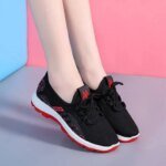 Vulcanize Shoes Women Platform Sneakers Summer Light Breathable Mesh Sports Shoes Ladies Outdoor Wear-resistant Jogging Trainers - Image 4