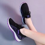 Vulcanize Shoes Women Platform Sneakers Summer Light Breathable Mesh Sports Shoes Ladies Outdoor Wear-resistant Jogging Trainers - Image 5